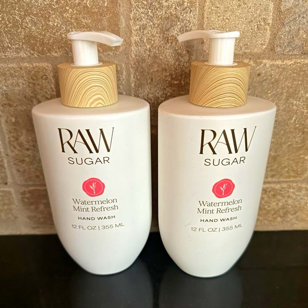 Raw Sugar Watermelon Mint Refresh Liquid Hand Wash Pump, 12 fl oz